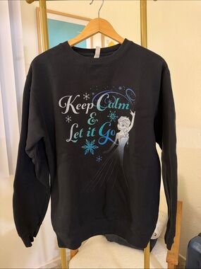 Disney movie Frozen Black Sweater